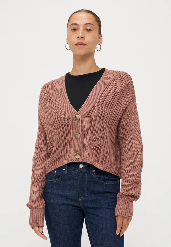 ONLCAROL NICE CARDIGAN - Strickjacke - nostalgia rose