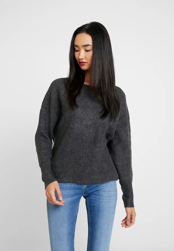 ONLDANIELLA L/S NOOS - Strickpullover - dark grey melange
