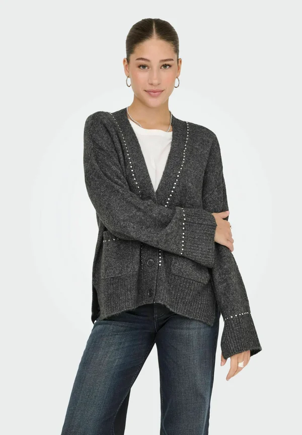 ONLELSIE - Strickjacke - medium grey melange