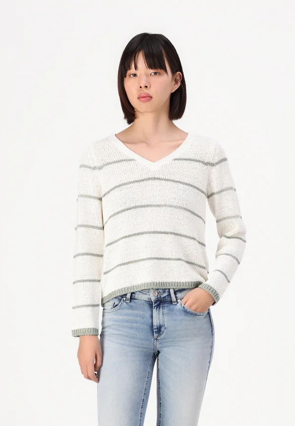 ONLGEENA LS  - Strickpullover - cloud dancer