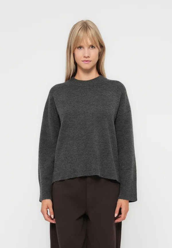 ONLHOUSTON - Strickpullover - dark grey melange