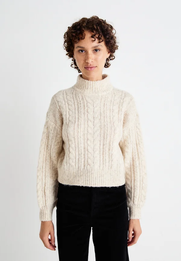 ONLIDA LIFE HIGH NECK  - Strickpullover - birch melange