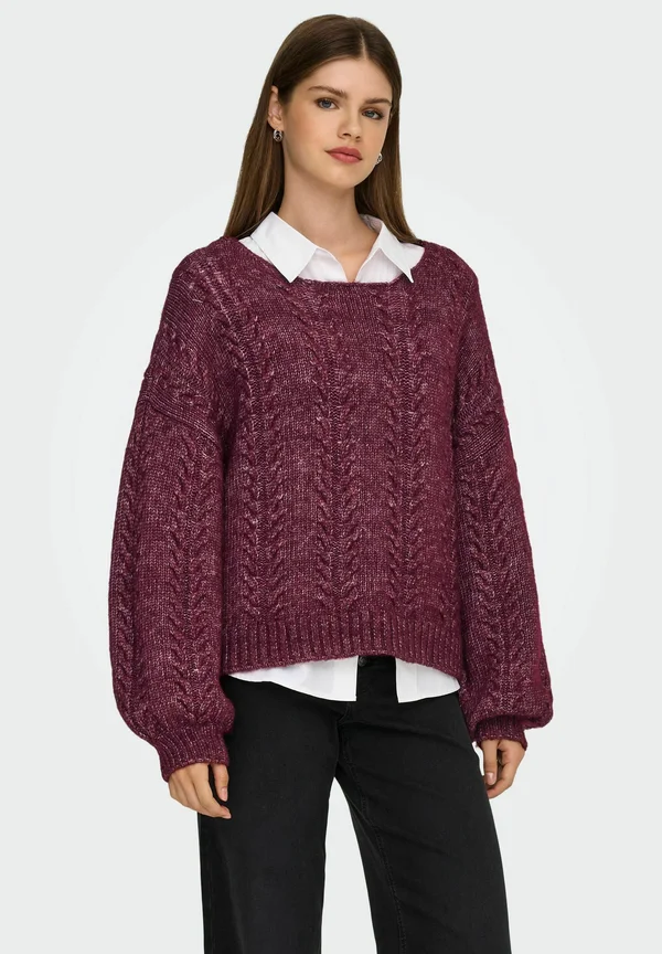 ONLIDA - Strickpullover - cabernet