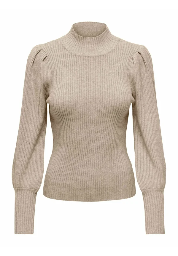 ONLKATIA HIGH NECK - Strickpullover - mocha meringue