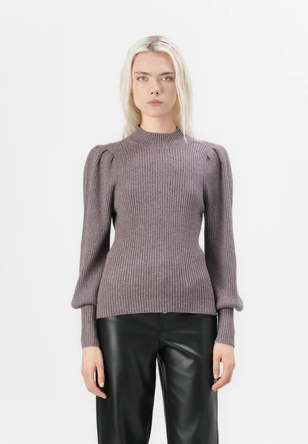 ONLKATIA HIGH NECK - Strickpullover - winter bloom