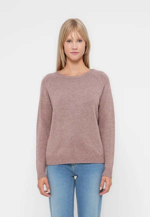 ONLLESLY KINGS NOOS - Strickpullover - rose brown/melange
