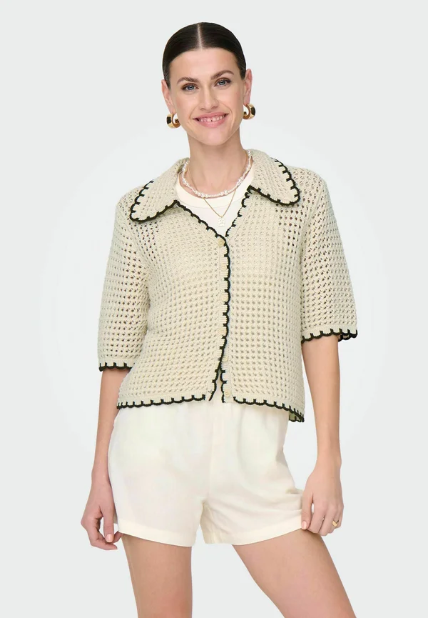 ONLLUCIE LIFE - Strickjacke - ecru