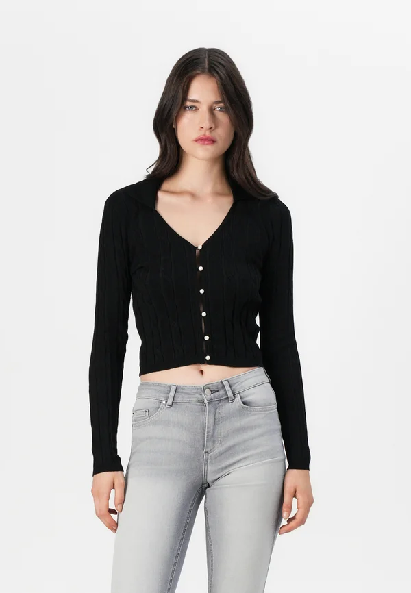 ONLMEDDI - Strickjacke - black