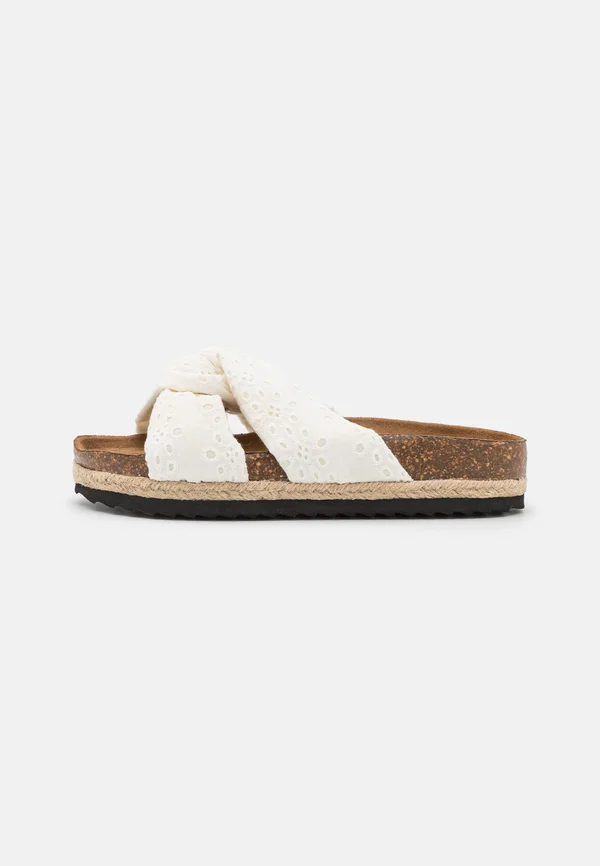 ONLMIRA KNOTTED SLIPPER  - Pantolette flach - white