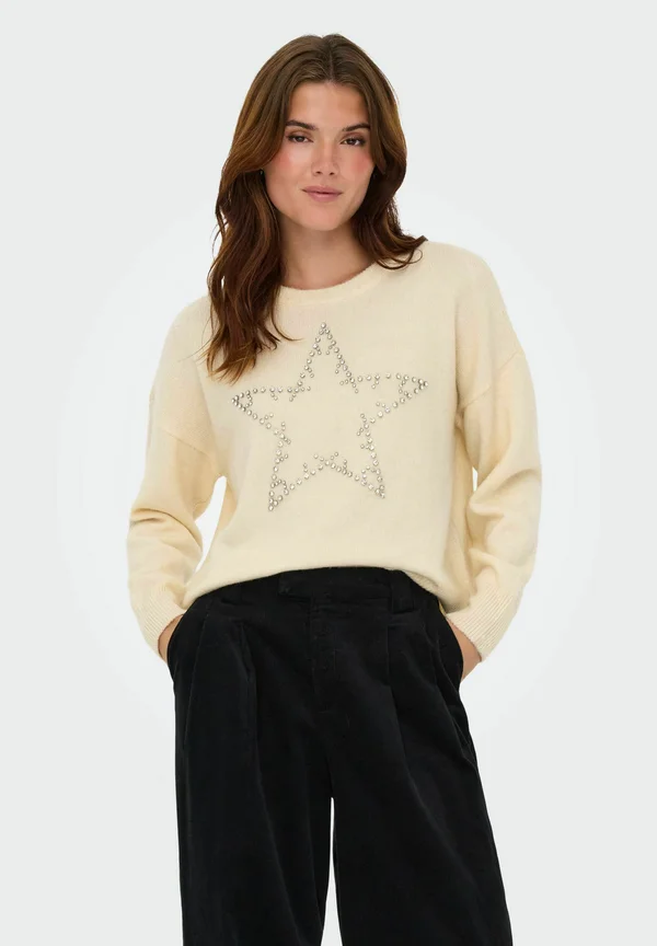 ONLRENATA - Strickpullover - whitecap gray