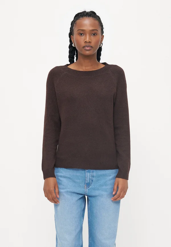 ONLRICA LIFE - Strickpullover - chocolate torte melange