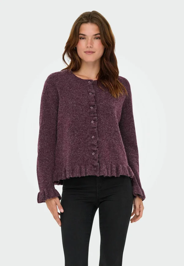 ONLRIMA  - Strickjacke - burgundy