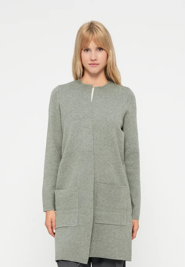 ONLRIVER LONG CARDIGAN - Strickjacke - agave green