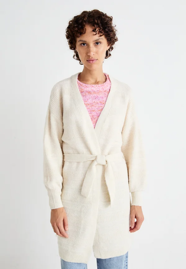 ONLSELESTA LIFE CAR - Strickjacke - birch