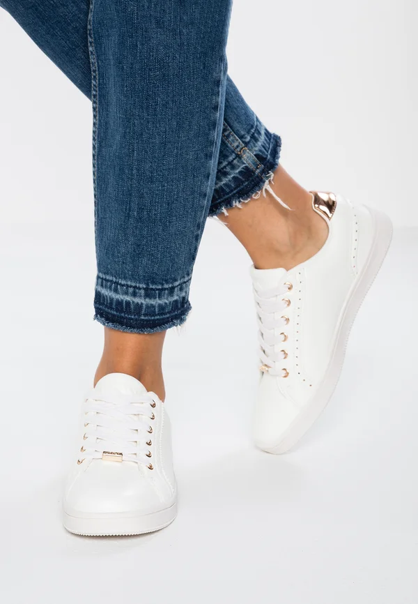 ONLSHILOH - Sneaker low - white/rosegold