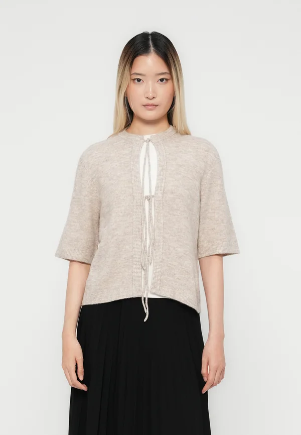 ONLSIMONI CARDIGAN - Strickjacke - pumice stone