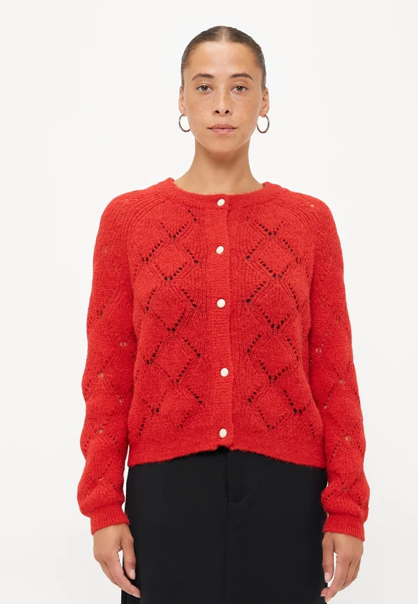 ONLSUSIA LIFE  - Strickjacke - salsa