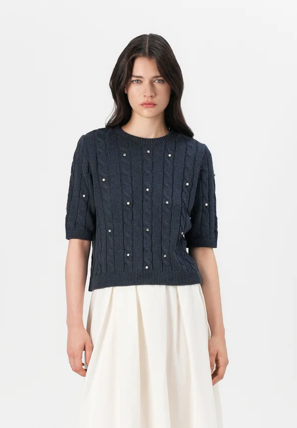 ONLSUSSI LIFE DECO CABEL - Strickpullover - ombre blue