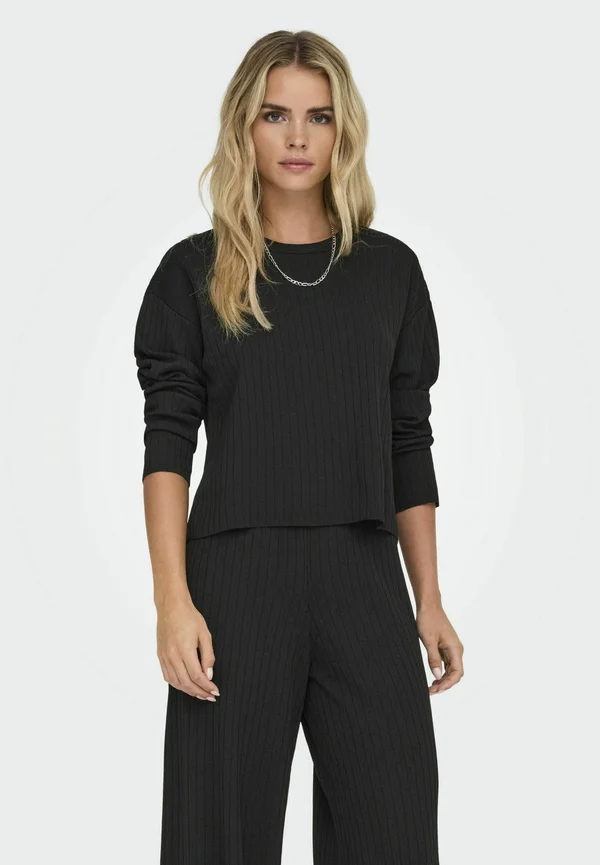 ONLTHELMA - Strickpullover - black