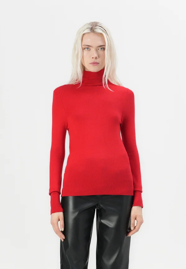 ONLVENICE ROLLNECK - Strickpullover - salsa
