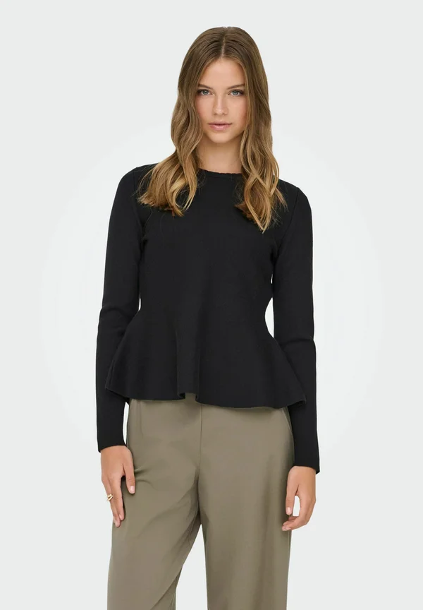 ONLVILDA PULLOVER - Strickpullover - black