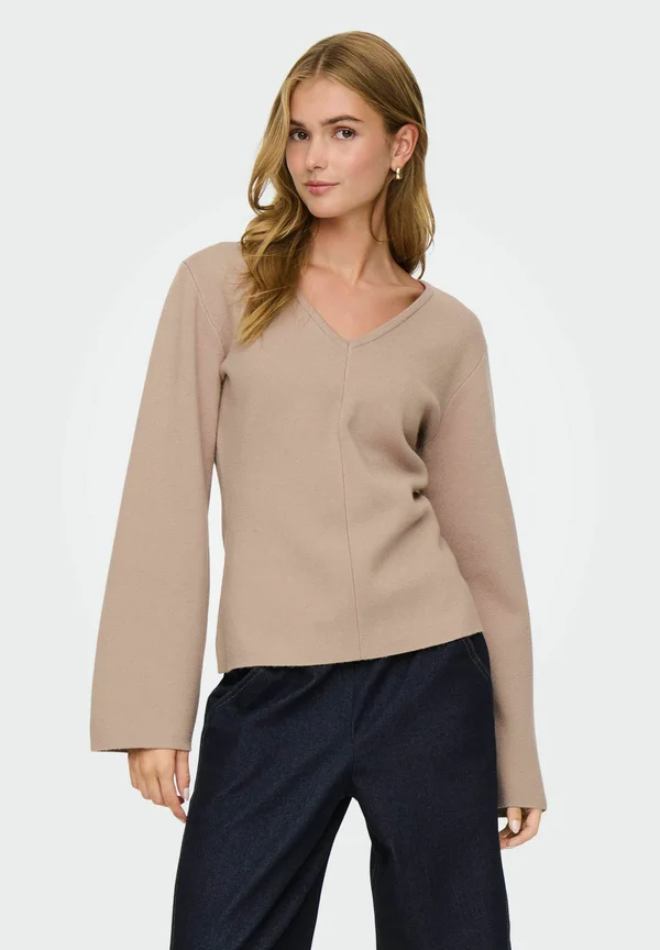 ONLVIOLA - Strickpullover - mocha meringue