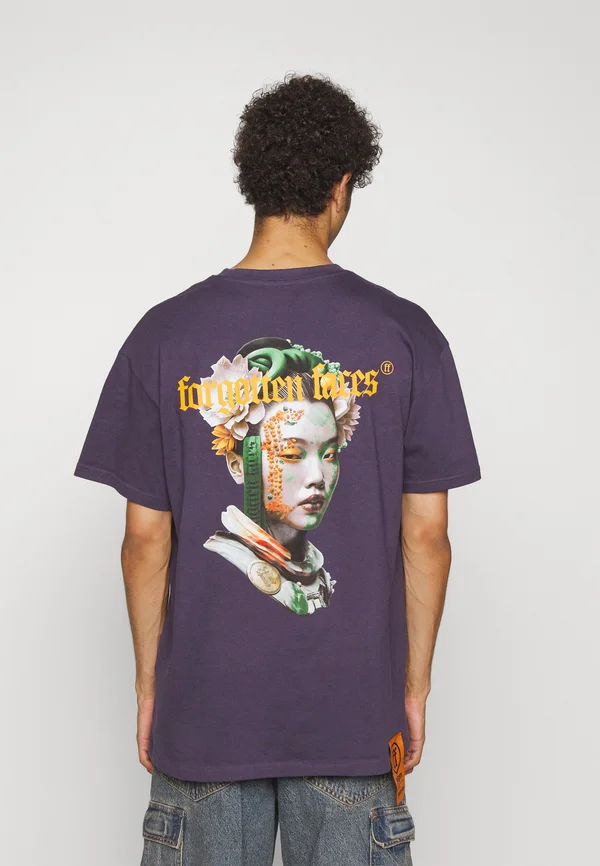 ONNA MUSHA OVERSIZED TEE UNISEX - T-Shirt print - purple night
