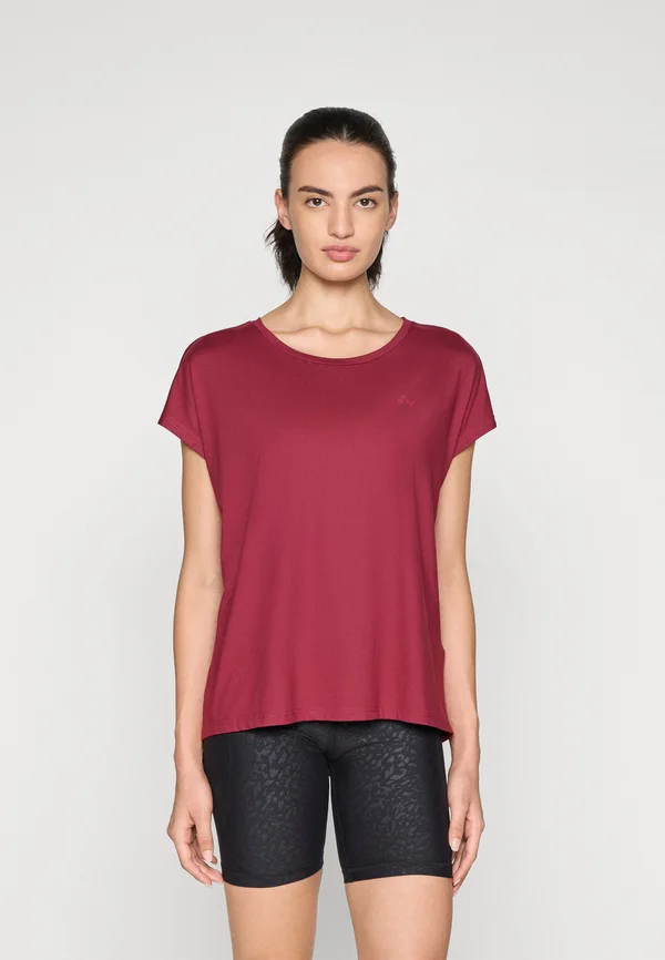 ONPAUBREE LIFE ON BAT LOOSE - Sport T-Shirt - rhododendron