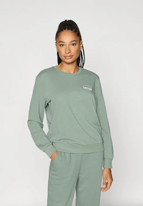 ONPCAVA LIFE - Sweatshirt - laurel wreath/ white