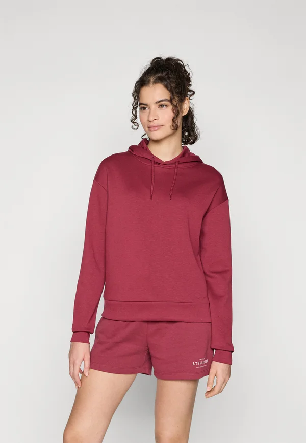 ONPLOUNGE LIFE HOOD - Kapuzenpullover - rhododendron