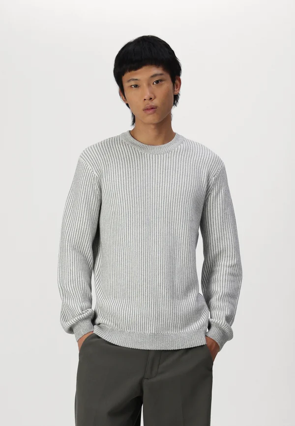 ONSCALLE LIFE  - Strickpullover - dark grey melange