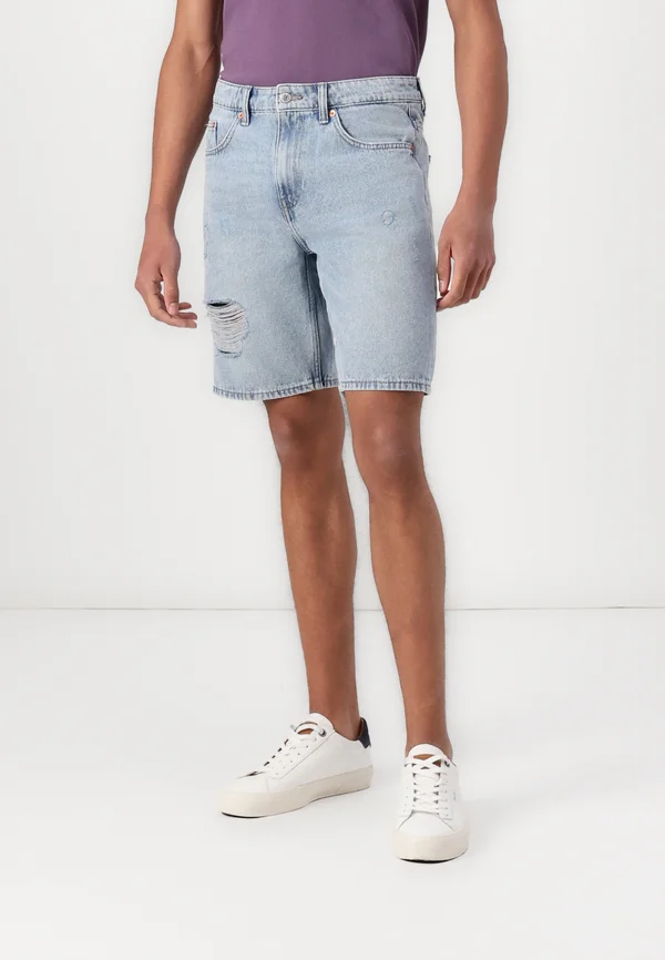 ONSEDGE DESTROY BOX  - Jeans Shorts - light blue denim