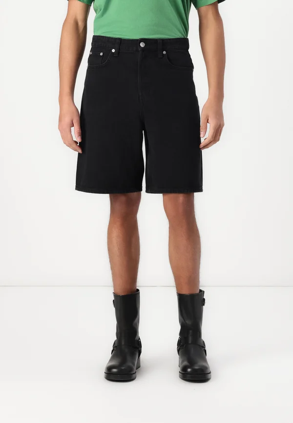ONSFIVE BAGGY  - Jeans Shorts - washed black