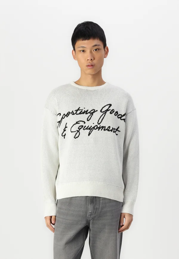 ONSGABIR CREW - Strickpullover - cloud dancer