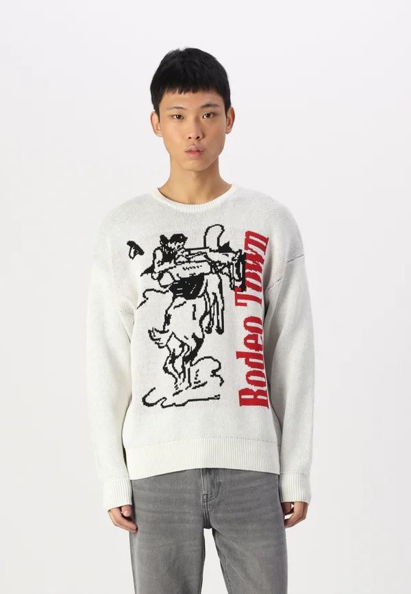ONSGUNNER CREW - Strickpullover - cloud dancer