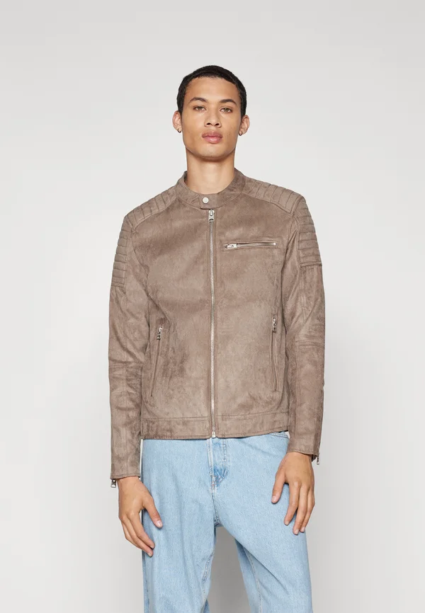 ONSGUS RACER  OTW - Kunstlederjacke - brown