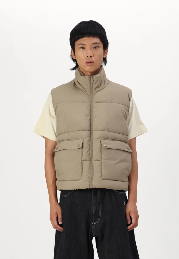 ONSJAIMY CROPPED VEST - Weste - desert taupe