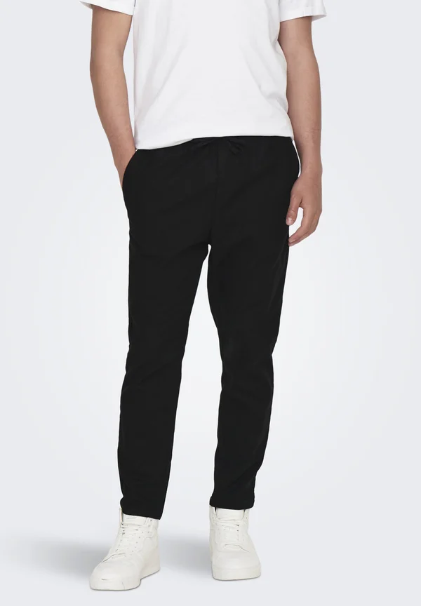 ONSLINUS CROP - Jogginghose - black