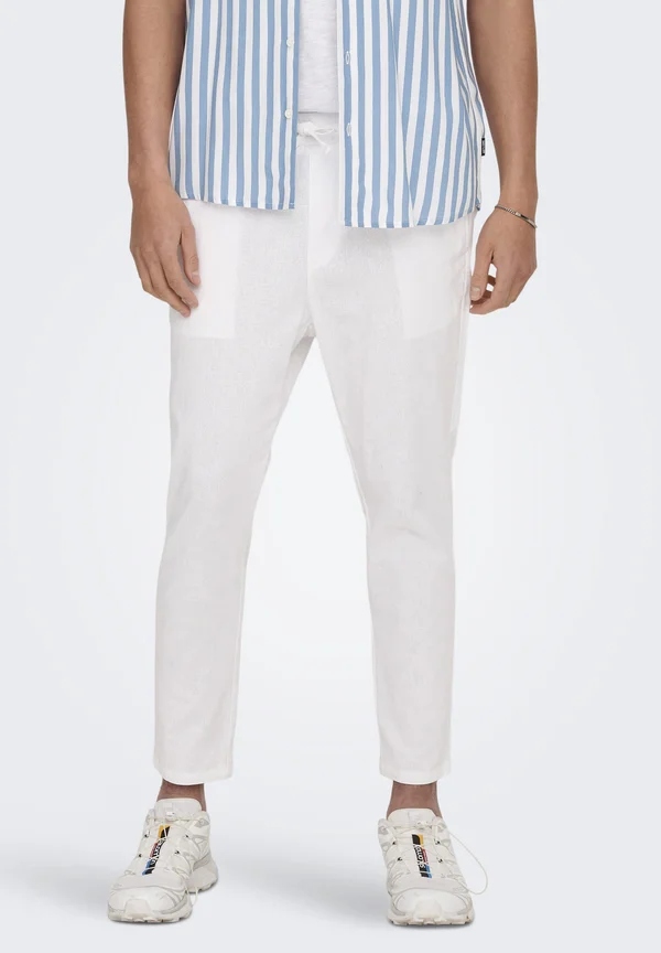 ONSLINUS CROP - Jogginghose - bright white