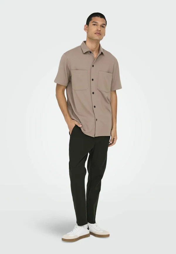 ONSLINUS CROP - Jogginghose - demitasse