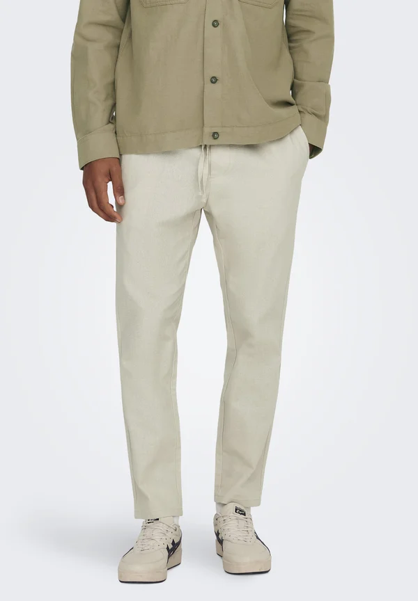 ONSLINUS CROP - Jogginghose - silver lining