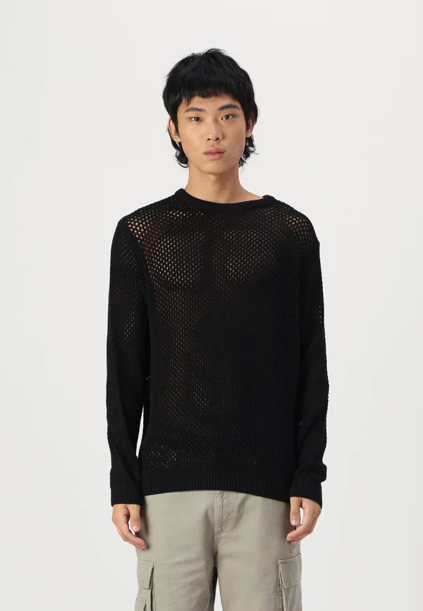 ONSLONNIE LIFE CREW - Strickpullover - black