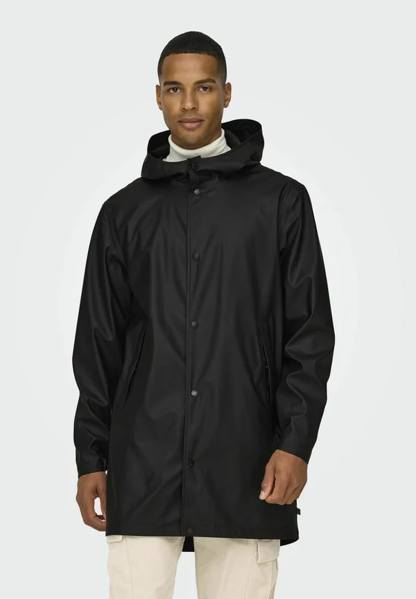 ONSLUCA - Regenjacke / wasserabweisende Jacke - black