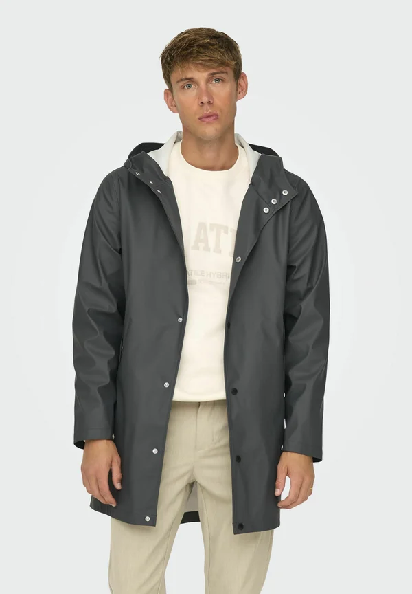 ONSLUCA - Regenjacke / wasserabweisende Jacke - grey pinstripe