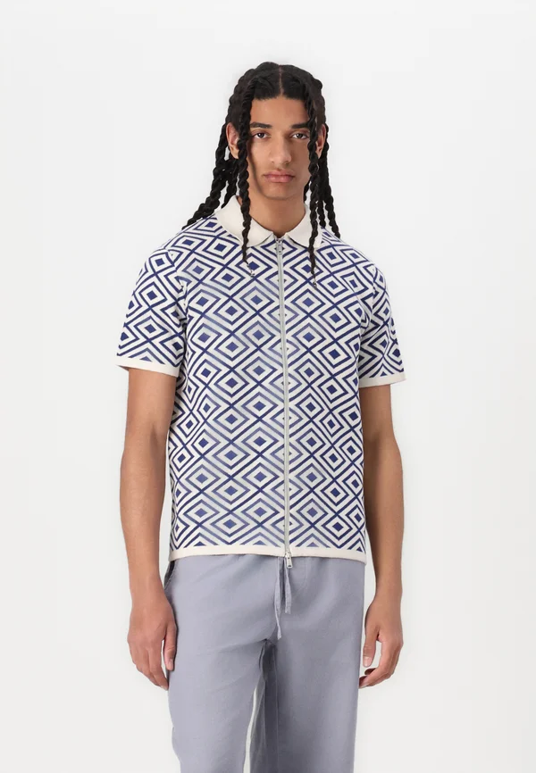 ONSMIKE LIFE - Strickjacke - silver lining/naval academy