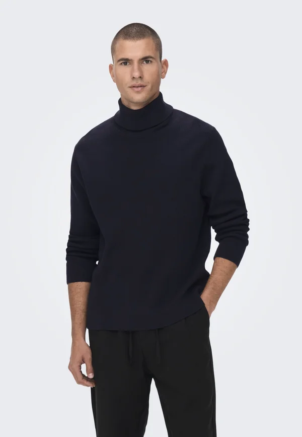 ONSPHIL ROLL NECK  - Strickpullover - dark navy