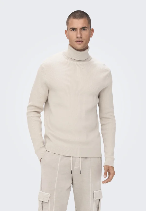 ONSPHIL ROLL NECK  - Strickpullover - silver lining