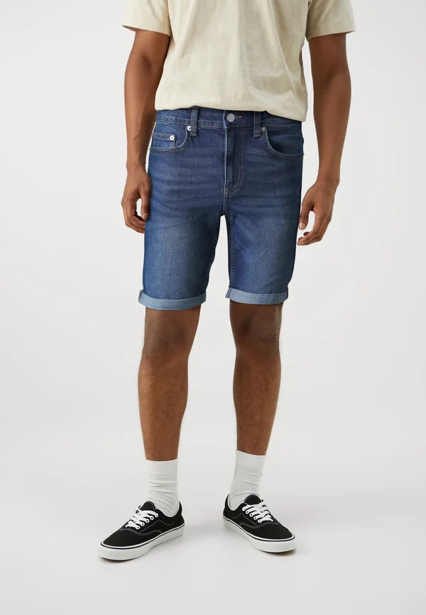 ONSPLY - Jeans Shorts - dark blue denim