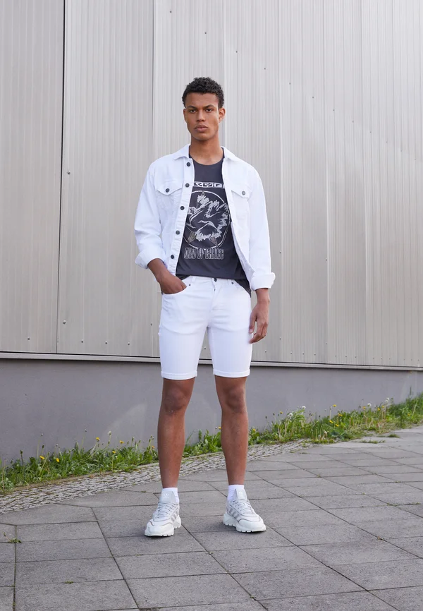 ONSPLY - Jeans Shorts - white