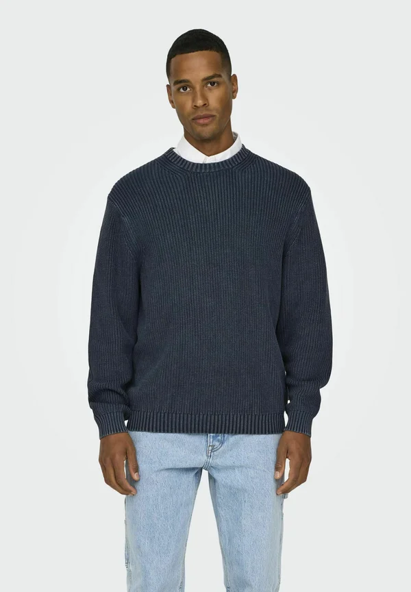 ONSROSU REGULAR FIT - Strickpullover - navy blazer